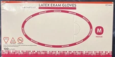 Cardinal Health Latex Exam Gloves Non-Sterile Powder-Free Medium BX of 100