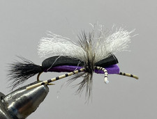 One Dozen (12) Hippie Stomper Purple, Dry Fly...