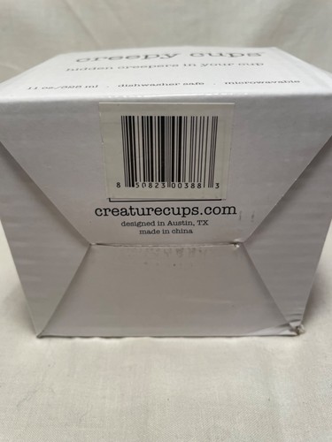 Cthulhu Ceramic Cup 11 Ounce Black Creepy Cups Hidden Animal Inside Mug - Picture 9 of 9