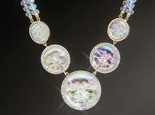Kirks Folly Glorious Seaview Watermoon Necklace Crystal Dream - Mystical Moon
