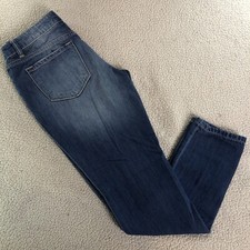 KanCan Women/Juniors Distressed Boyfriend Low Rise Size 3/25 Medium Wash Jeans