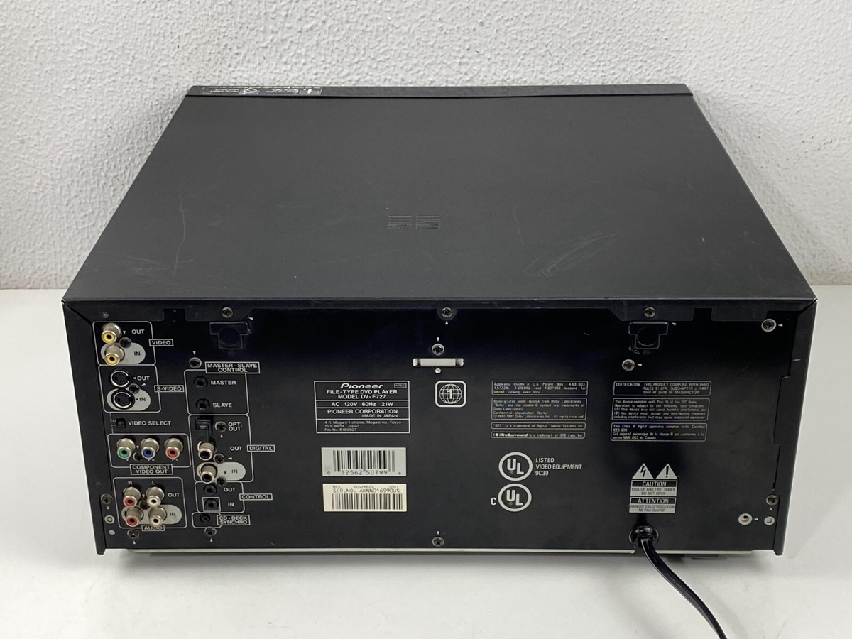 Vintage Pioneer DV-F727 301 Disc DVD & CD Changer Player | eBay