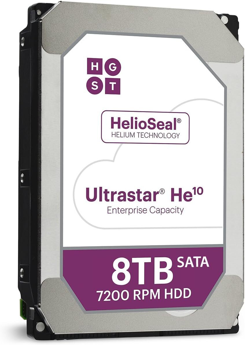 内蔵型ハードディスクドライブ Hitachi/HGST HUH721008ALE600 3.5 HDD 8TB HUH721008ALE600 HITACHI 8TB SATA 7.2K 6GB/s 3.5Inch 512e