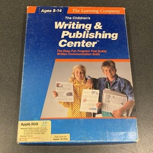 Learning-Company-Children-039-s-Writing-amp-Publishing-Apple-IIgs-2GS-IIc-2e-IIe-Boxed