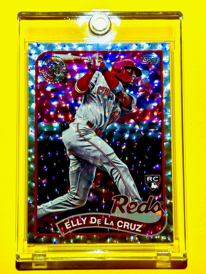 2023 Bowman Platinum Elly De La Cruz Silver Ice Refractor Rookie