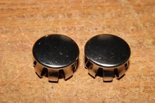 NOS Kool Stop Vintage Metal Bicycle Handlebar End Plugs/Road Bike/Silver/Chrome