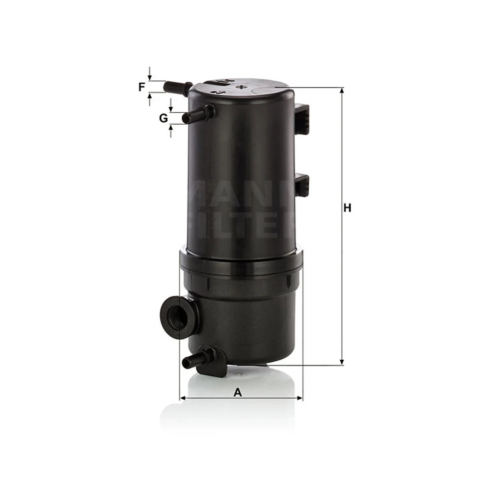 WK10046Z MANN Fuel Filter for Volkswagen Amarok 3.0L V6 TDi (09/16-on) - Image 2 of 2