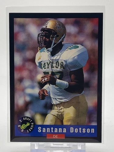 1992 Classic Draft Picks Card #33 Santana Dotson DE Baylor Bears