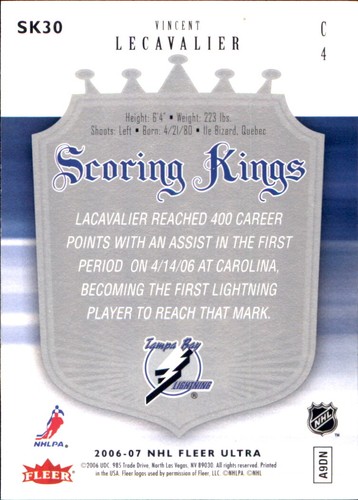 2006-07 Fleer Ultra NHL Hockey SPs RCs Inserts Stars VOUS CHOISISSEZ 🥅🏒 Upper Deck - Photo 249 sur 249