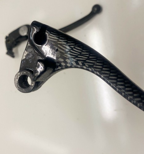 06-07 KAWASAKI NINJA ZX10 ZX-10 ZX1000 Hand Lever Set Carbon Fiber - Foto 5 di 6