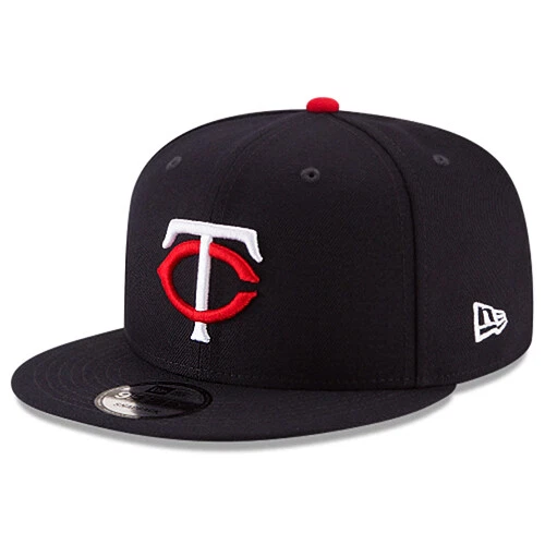 New Era Minnesota Twins Kids Navy Snapback Hat MLB Basic 950 Official Youth Cap - Image 4 of 4