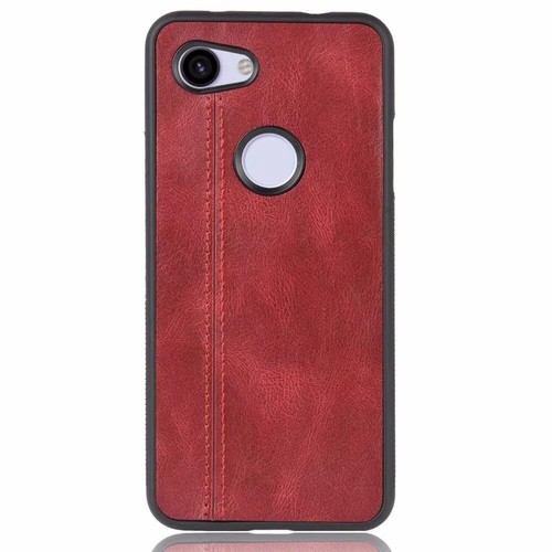 For Google Pixel 3 3XL Pixel 3A 3AXL Stitiching Leather Fabric Rubber case cover - Picture 4 of 15