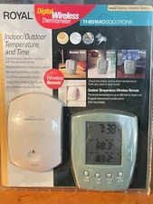 Royal Digital Wireless Indoor/Outdoor Thermometer with Wireless Remote WS22