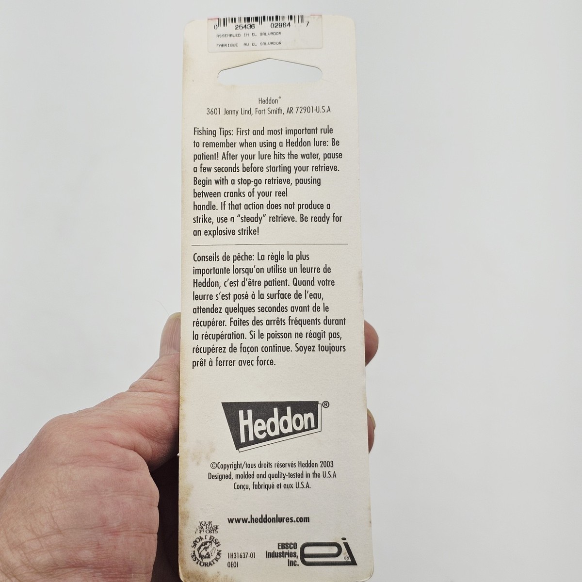 Vtg New Discontinued Heddon Magnum Torpedo X0362 Topwater Surface