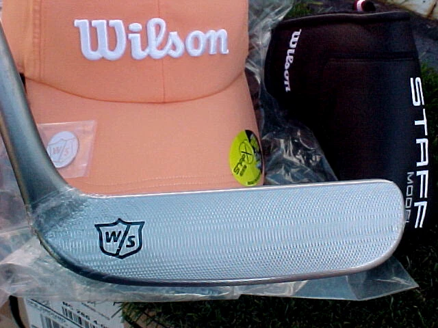 BRAND NEW Left Hand LH Wilson Staff 8802 Putter 35" Golf Club w Cover & FREE CAP - Image 2 of 4