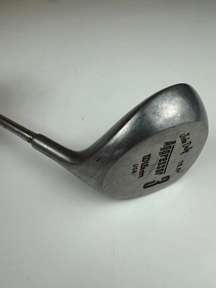 Wilson 3 Wood John Daly Aggressor 15.5 Degree USA Steel Shaft Wilson Grip - Image 3 of 4