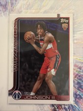 2025-26 Topps Flagship Tre Johnson Rc #206 Wizards Rookie