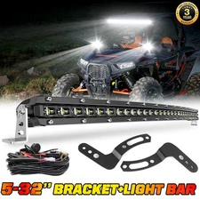 Upper Roof 32" LED Light Bar Bracket Wire For Polaris RZR XP 4 1000 XP 900 800 S