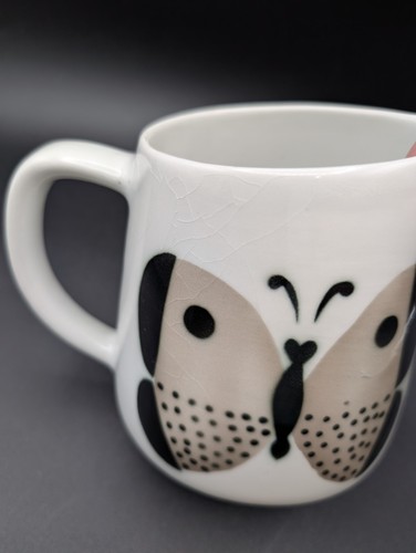 ARABIA, 5” PERHO PITCHER “Gray Butterfly” KAIPIAINEN FRANCK 1958 FA075 FINLAND - Picture 5 of 10