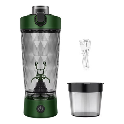650Ml Electric Shaker Bottle USB Rechargeable Protein Powder Mixing Cup Water Dr