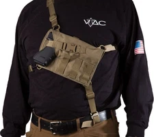 Viking Tactics Big Rig Automatic Coyote Chest Holster - VTAC-BIGRIG-AUTO-CT