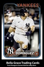 2024 Topps Series 1 Jasson Domínguez #60 New York Yankees Rookie MLB Baseball 