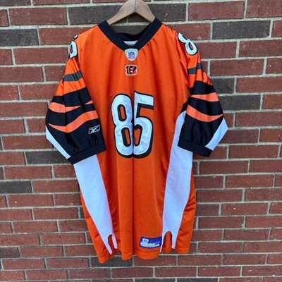 Rare Vintage Reebok NFL Bengals Chad Ocho Cinco Johnson football jersey sz 54