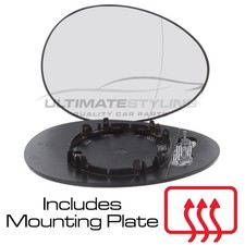 Wing Mirror Glass Mini Countryman R60 2010-2017 Heated Aspherical Drivers Side