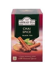 Black Tea, Chai Spice Teabags, 20 ct Pack of 1 - Caffeinated  Sugar-Free