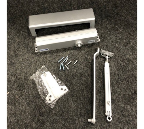 CAL-ROYAL N900PBF verstellbarer strapazierfähiger Türschließer, Aluminiumoberfläche (SB) - Bild 1 von 6