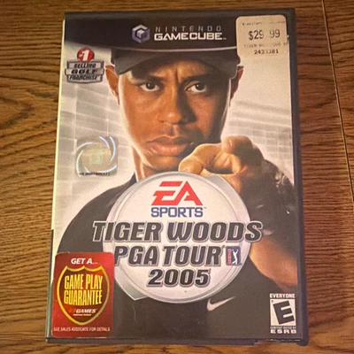 EA SPORTS Tiger Woods PGA Tour 2005 Nintendo GameCube Manual Multijugador E - Imagen 1 de 4