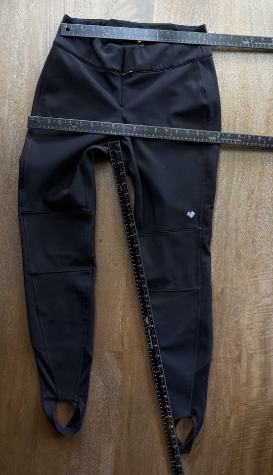 Pantalones de esquí Obermeyer para mujer estribo caparazón suave negros talla 8 polar Foto 4 de 4