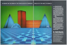 Bell Atlantic Telecom Information Systems Technology Mobile 1987 Print Ad