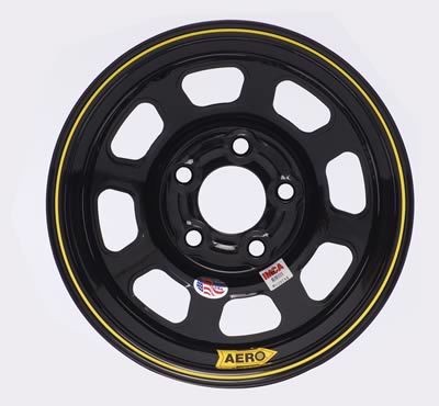Aero Race ARW52-184520 Powder Coated Black Steel 15 Inch Wheel Rim 5x4.5 15x8 - Bild 2 von 9