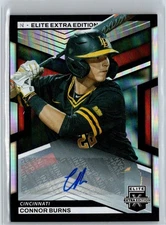 2023 Panini Elite Extra Edition #59 Connor Burns Signatures E15
