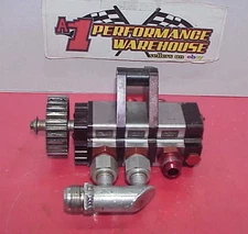 Stock Car Products 3 Stage Dry Sump Oil Pump with Gilmer Pulley & Manifold