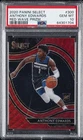 2020 PANINI SELECT RED WAVE PRIZM #300 ANTHONY EDWARDS ROOKIE RC PSA 10