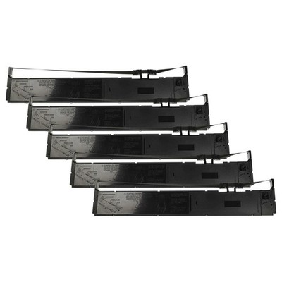 5x Farbband für Epson DFX 9000 N DFX 9000 Serie DFX 9000 Schwarz