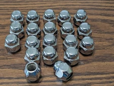 OEM Nissan Wheel Lug Nut Chrome Acorn Style Set of 20 40224-ZN50A