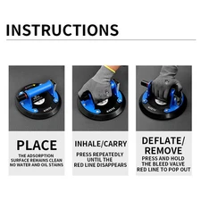 Industrial Grade Vacuum Suction Cup 6 Inches Heavy Duty Tile Glass Suction0-