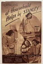 Vintage 1940s Stanley Home Products Catalog Household Helps Advertising Ephemera