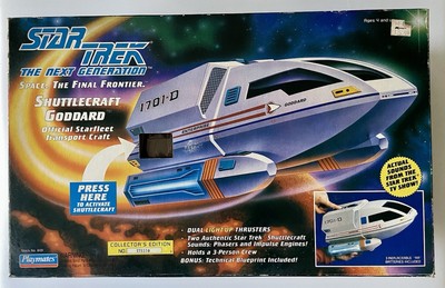 Playmates 1992 STAR TREK Next Generation Shuttlecraft Goddard NEW Coll. Edition