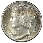 1944-P Mercury Dime BU/UNC Uncirculated Coin 10C A2753