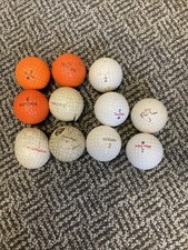 Vintage Old Used Collectible Golf Balls, lot of 11 - HOGAN