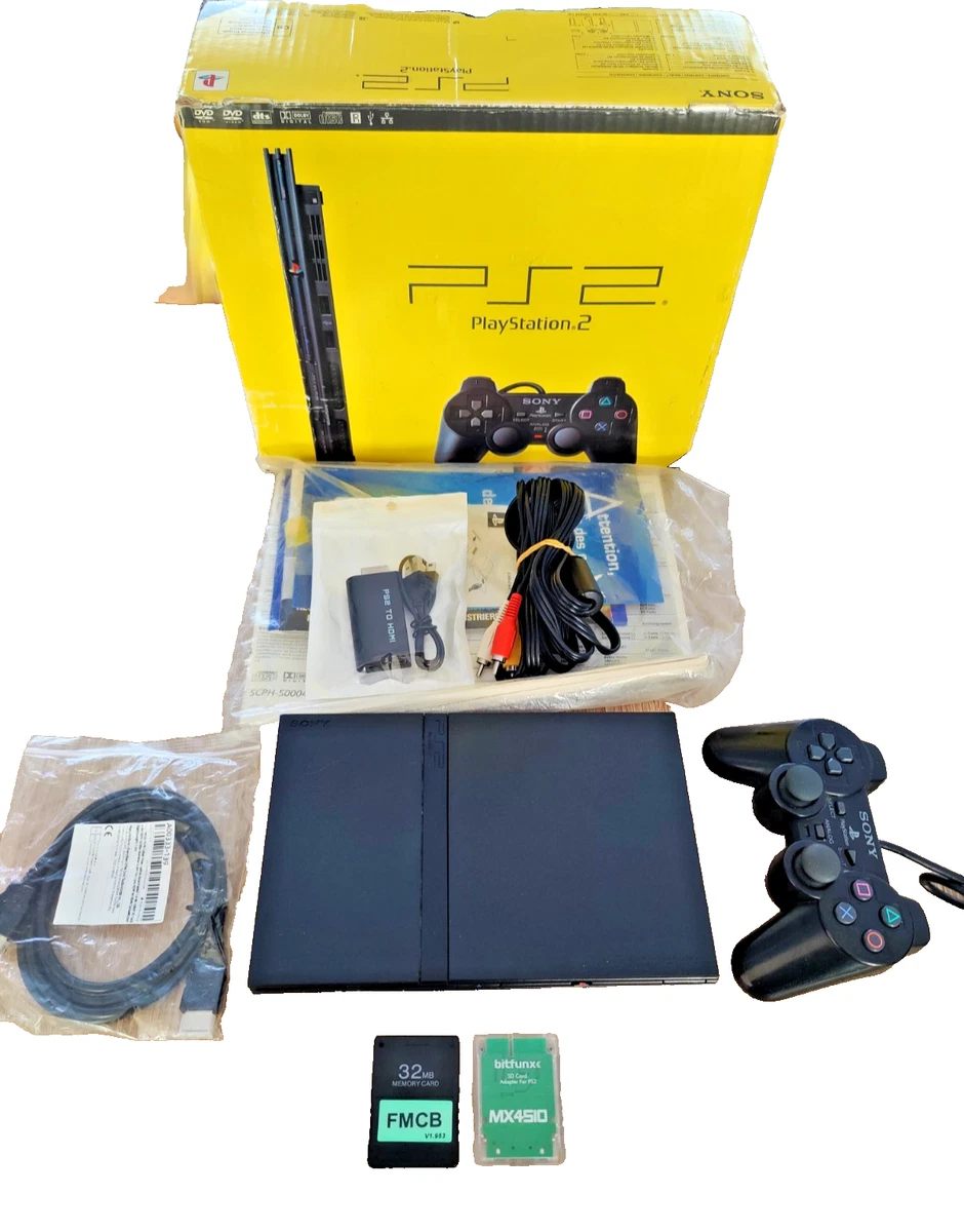 PlayStation 2 Slim – Console Sony complète avec boîte et PlayStation 2 Slim – Console Sony complète avec boîte et