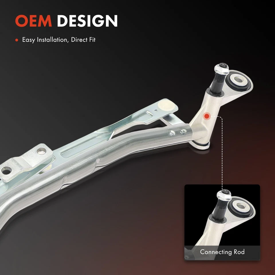 全新 Front Wiper Linkage 适用于雪佛兰 Cobalt 2005 - 2010 庞蒂亚克 G5 2007 - 2010 Pursuit — 第 3/4 张图片