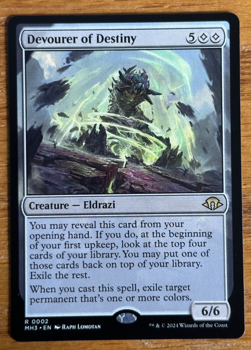 destiny mtg cards Magic The Gathering - Figure of When you cast this spell Magic: The Gathering Synthetic Destiny