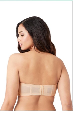 Wacoal Red Carpet Strapless Convertible Bra Womens Size 38DD Beige New - Picture 6 of 9