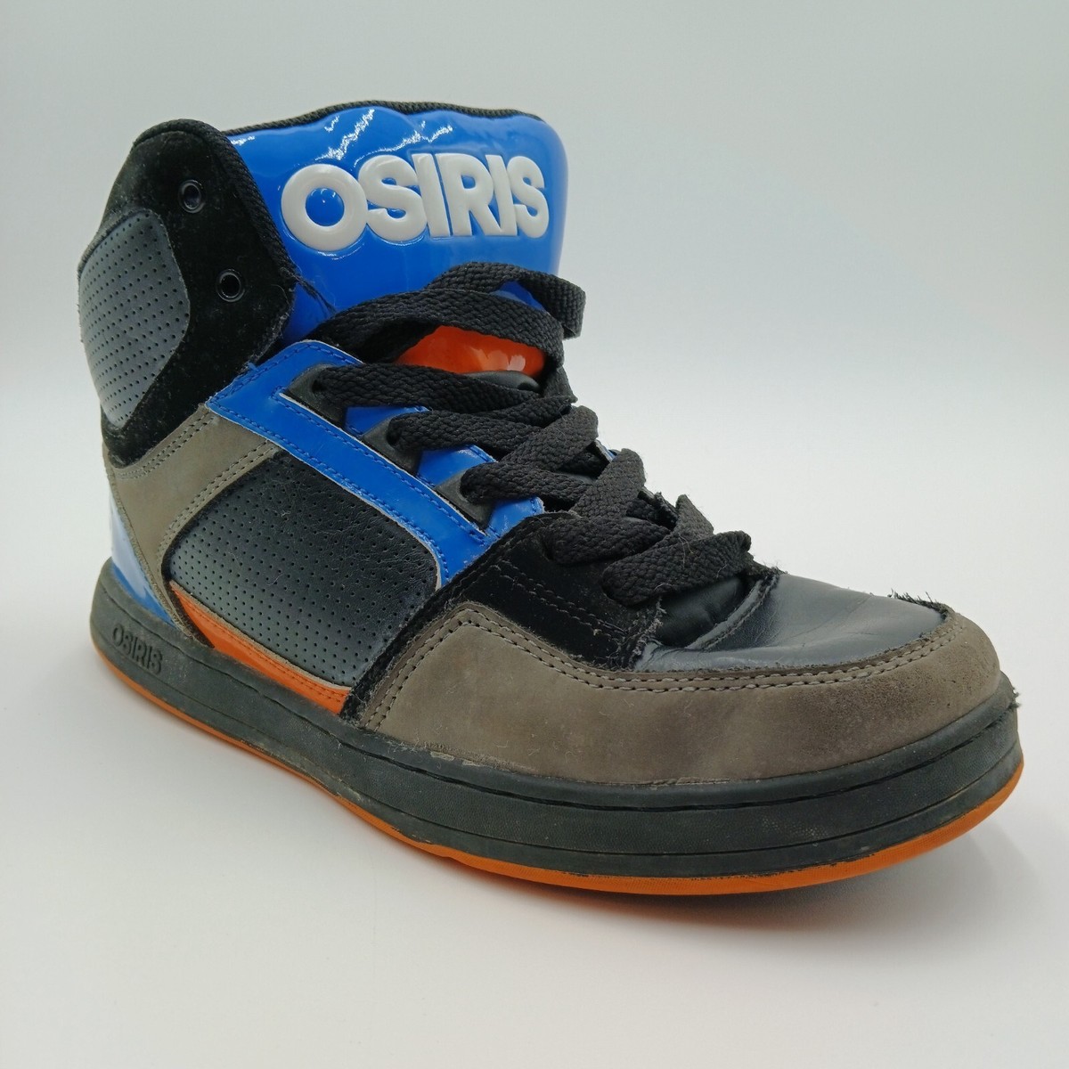 オサイラス スケートシューズ Osiris D3OG SKATE BlackOrange OSIRIS Skate Shoes Unisex 6.5 Leather Blue Black Orange High