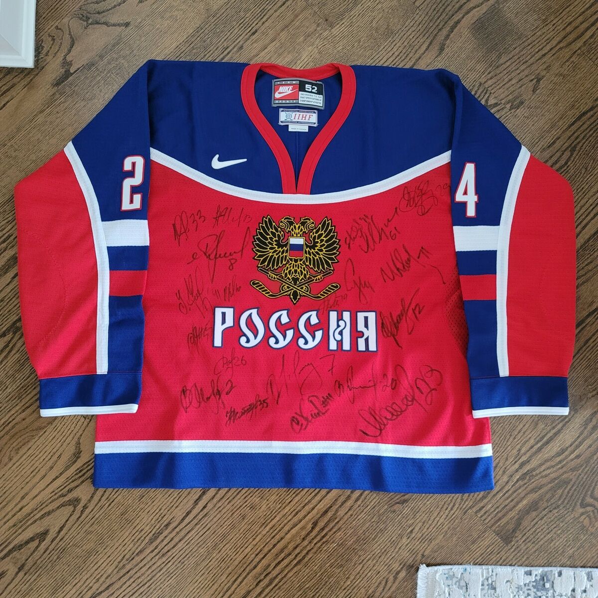 RARE 2002 Salt Lake City Olympics Signed TEAM RUSSIA Hockey Jersey 23 autographs | eBay RARE 2002 Salt Lake City Olympics Signed TEAM RUSSIA Hockey Jersey 23 autographs | eBay
